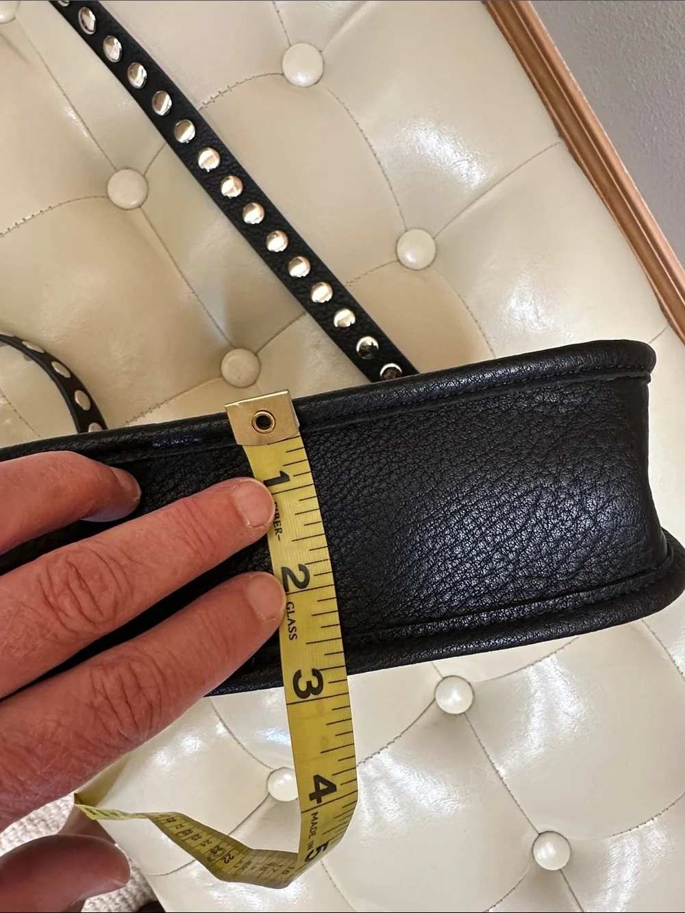 Steve Madden Crossbody Bag with Silver Hardware